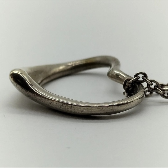 Tiffany and Co. Pendant Necklace Peretti Open Heart Silver 925 3713848 - Picture 7 of 9